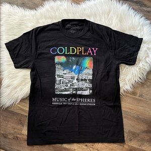 Coldplay "Music of the Spheres" Limited Edition Tour T-shirt Nashville, TN show